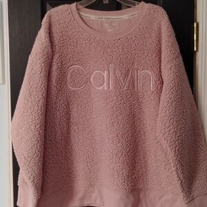 CALVIN KLEIN PINK SWEATSHIRT SIZE 1X